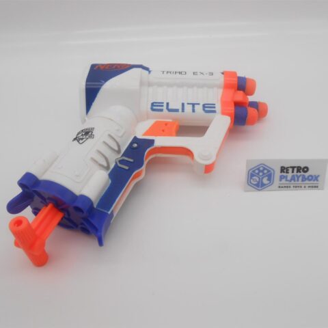 NERF TRAID EX-3 Gun Pistole Blaster N Strike Elite Hasbro 11 cm lang