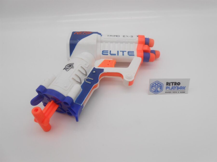 NERF TRAID EX-3 Gun Pistole Blaster N Strike Elite Hasbro 11 cm lang
