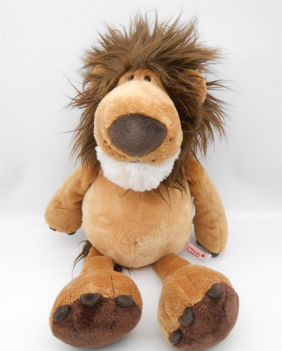 Nici Löwe Big El dunkle Mähne 🦊ca. 38 cm Stofftier Kuscheltier Plüsch