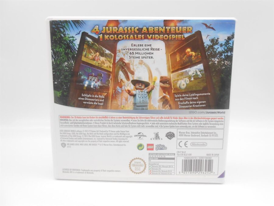Nintendo 3DS LEGO Jurassic World Spiel Game ab 6 Jahren