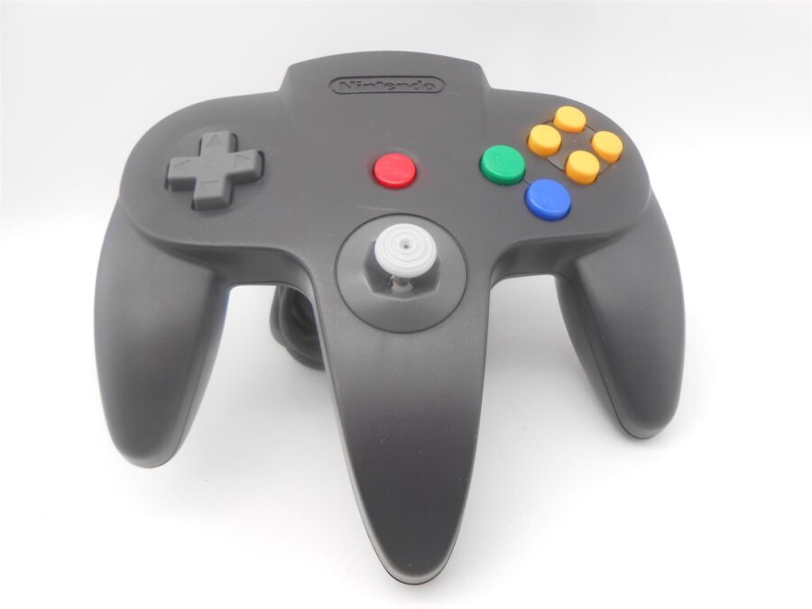 Nintendo 64 N64 Controller Joypad Schwarz+ Memory Card Getestet Zus. Gut