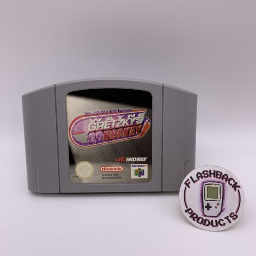 Nintendo 64 N64 Spiel: Wayne Gretzky‘s 3D Hockey Zustand: Gut