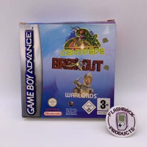 Nintendo Advance 3 in 1 Centipede Warlords Breakout mit OVP Zustand: Gut