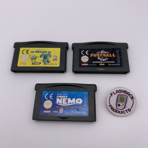 Nintendo Advance Bundle: Monster AG/ Findet Nemo / Wilde Kerle Zustand:Gut