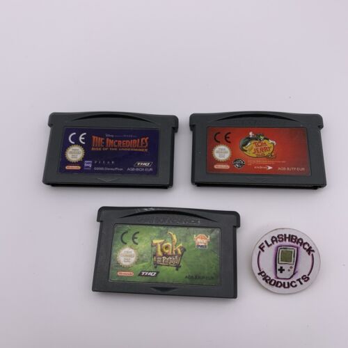 Nintendo Advance -Bundle: Tom & Jerry/ The INCREDIBLES/ Tak - Zustand: Gut