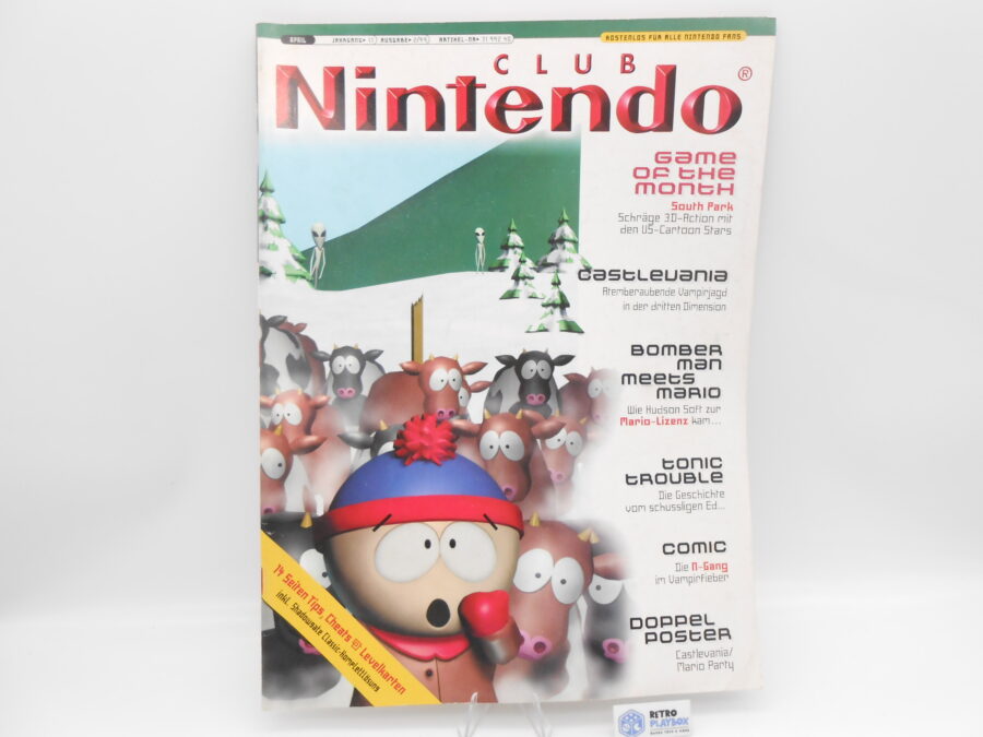 Nintendo Club Magazin Heft South Park Ausgabe 2/99 Deutsch Vintage Retro