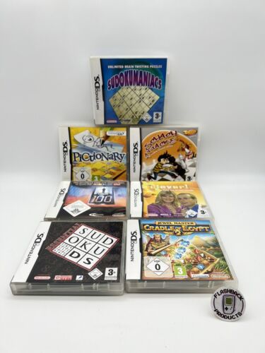 Nintendo DS - 7 Spiele - Wissen & Strategie - Zustand:Gut