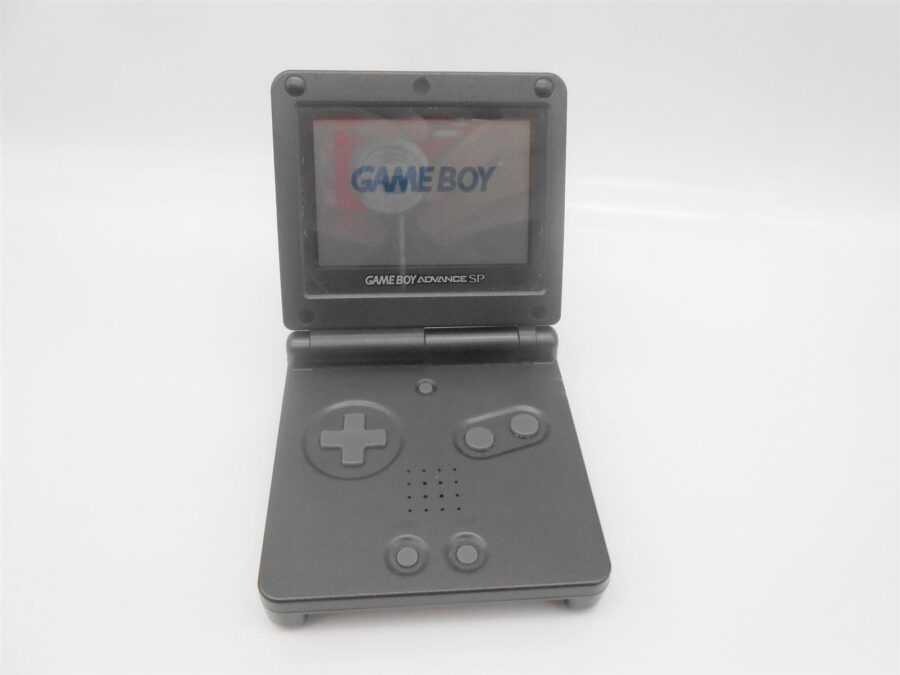 Nintendo Game Boy Advance SP AGS-001 Schwarz + Koffer getestet Zust.: Gut