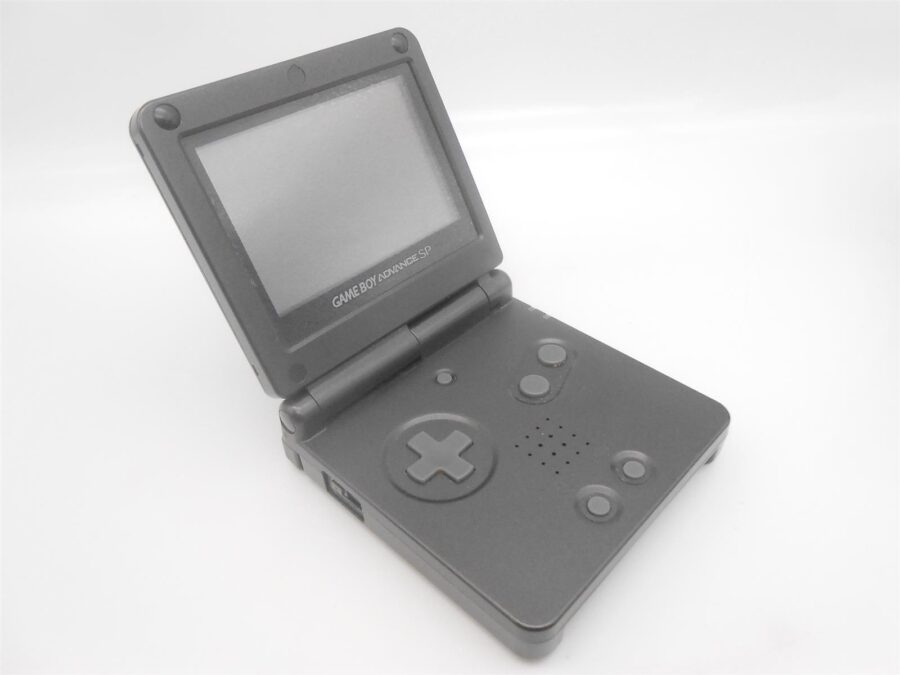 Nintendo Game Boy Advance SP AGS-001 Schwarz + Koffer getestet Zust.: Gut