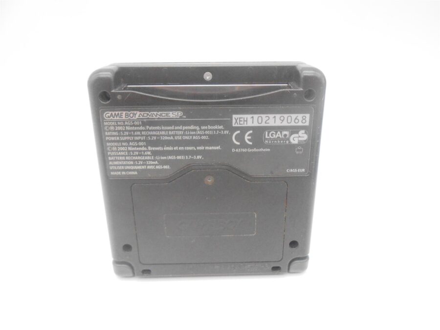 Nintendo Game Boy Advance SP AGS-001 Schwarz + Koffer getestet Zust.: Gut