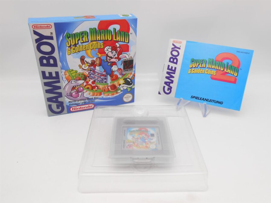 Nintendo Game Boy Super Mario Land 2 - 6 Golden Coins mit repro OVP