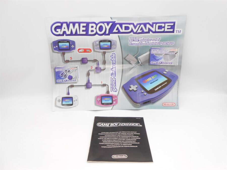 Nintendo Gameboy Advance Poster & Verbraucherinformation