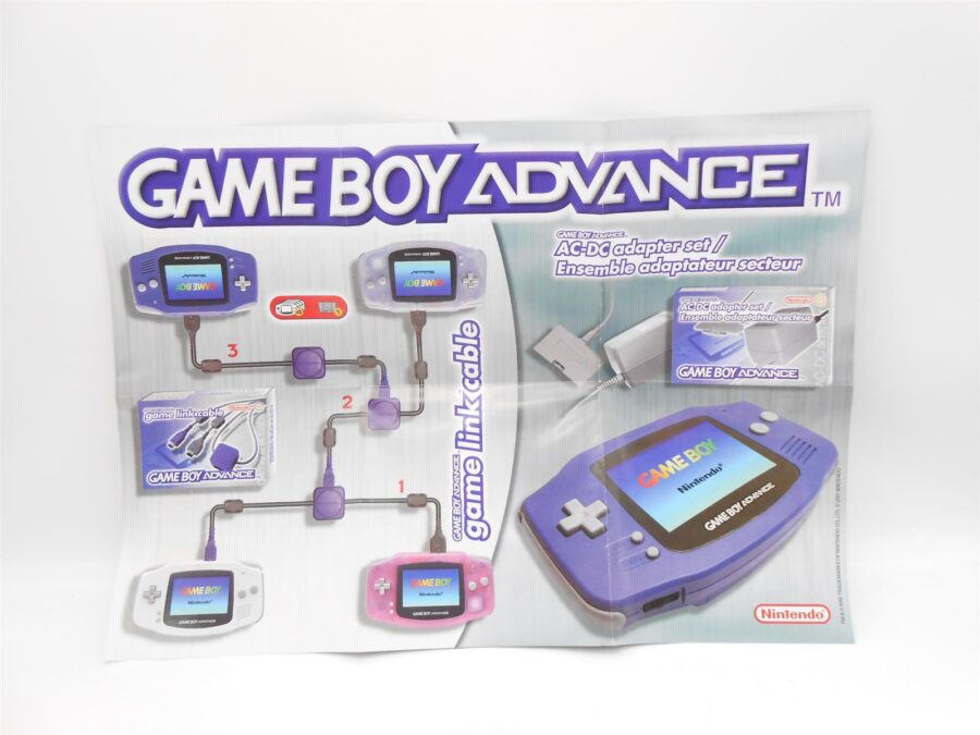 Nintendo Gameboy Advance Poster & Verbraucherinformation