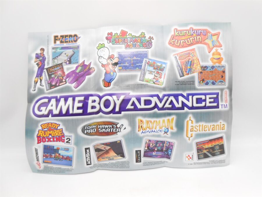 Nintendo Gameboy Advance Poster & Verbraucherinformation