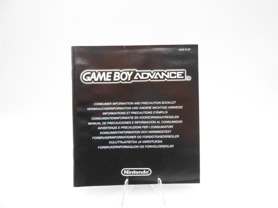 Nintendo Gameboy Advance Poster & Verbraucherinformation