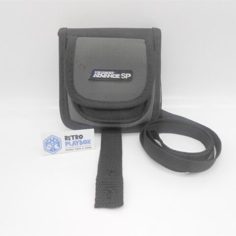 Nintendo Gameboy ADVANCE SP Aufbewahrungstasche Grau Schwarz