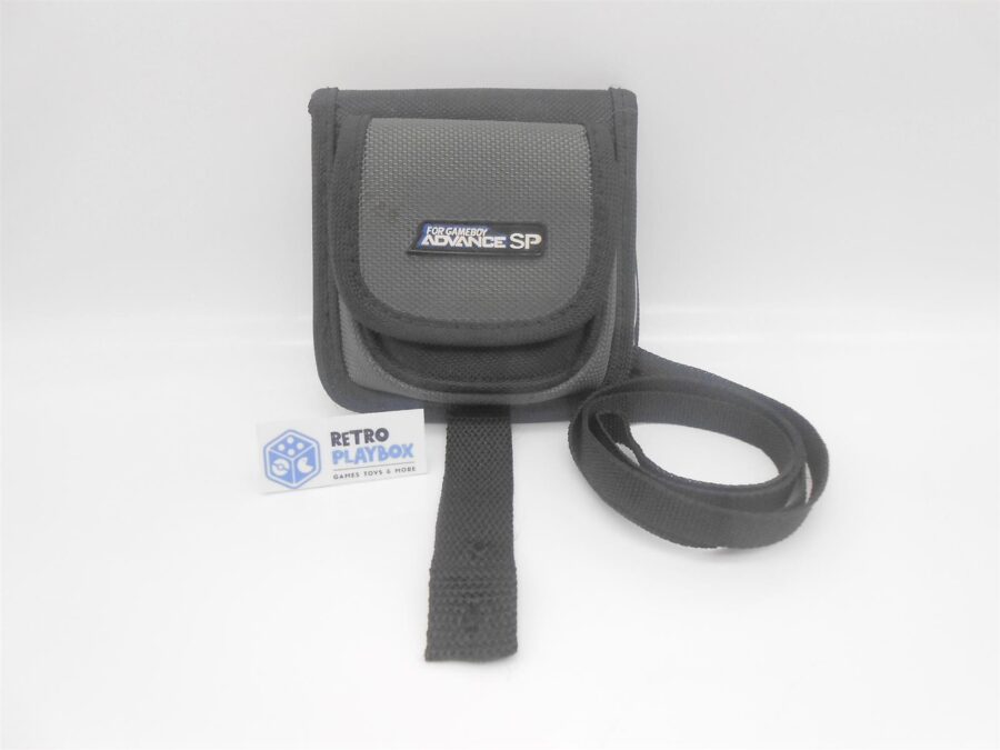 Nintendo Gameboy ADVANCE SP Aufbewahrungstasche Grau Schwarz