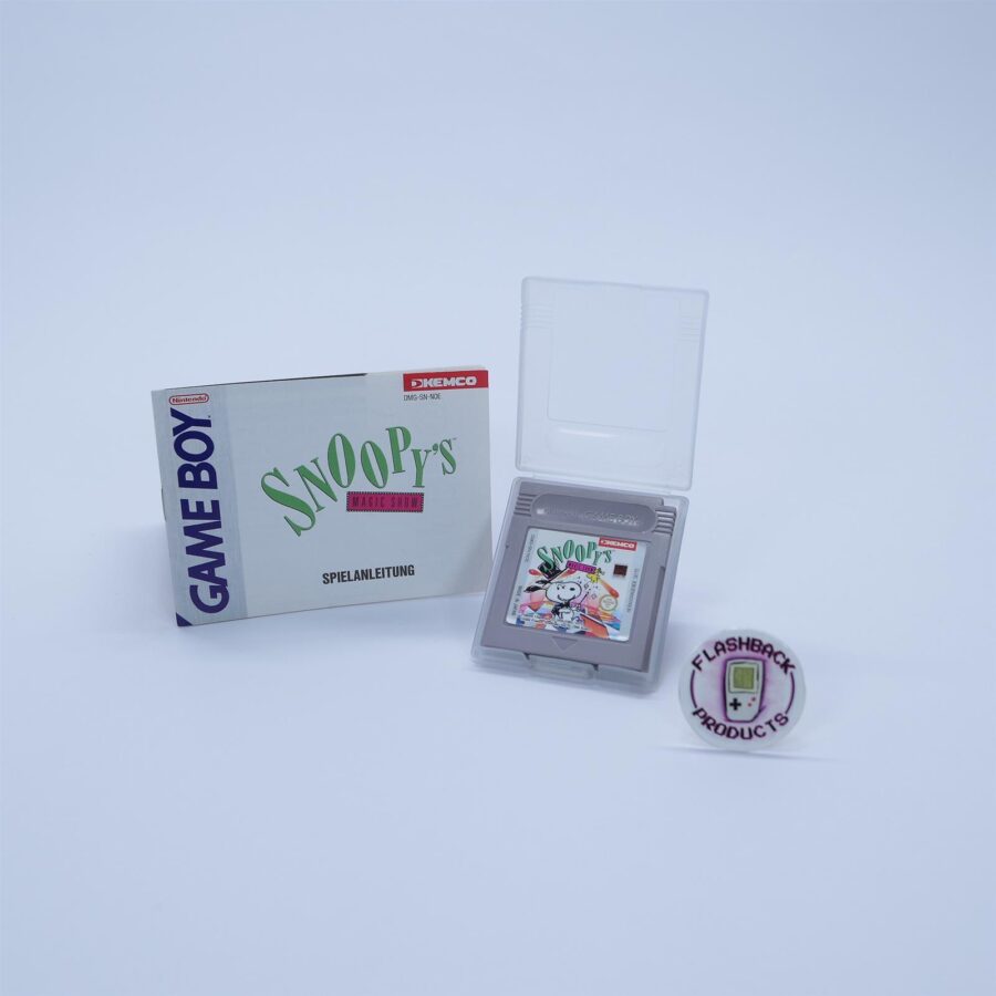 Nintendo Gameboy Classic SNOOPY´S MAGIC SHOW +Anleitung Zustand: gut
