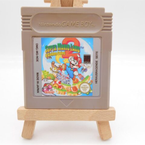 Nintendo GameBoy Classic Super Mario Land 2 Modul & Schutzhülle