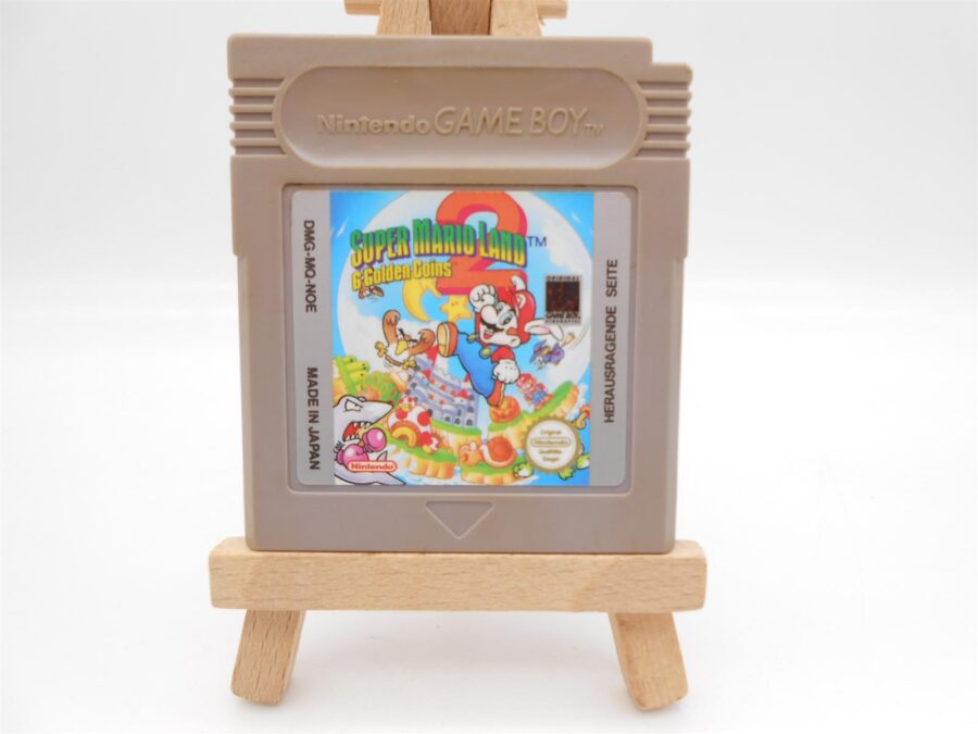 Nintendo GameBoy Classic Super Mario Land 2 Modul & Schutzhülle