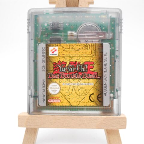 Nintendo GameBoy Color Yu-Gi-Oh! Das Dunkle Duell Modul & Schutzhülle