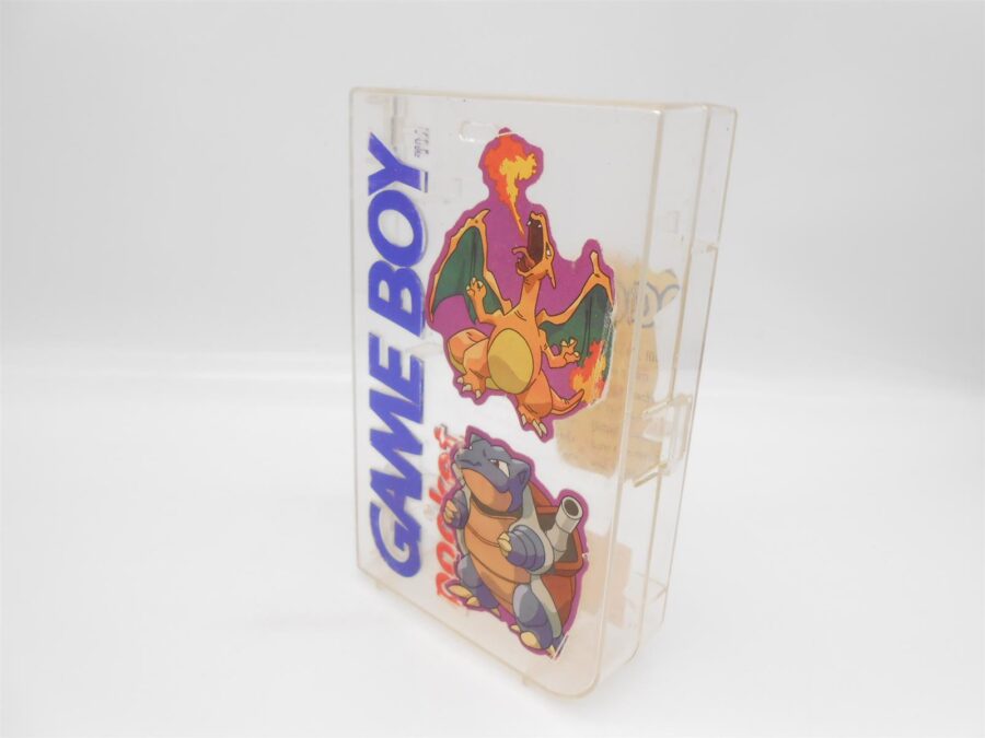 Nintendo GameBoy Pocket Case Transparent Acryl mit Pokémon Sticker