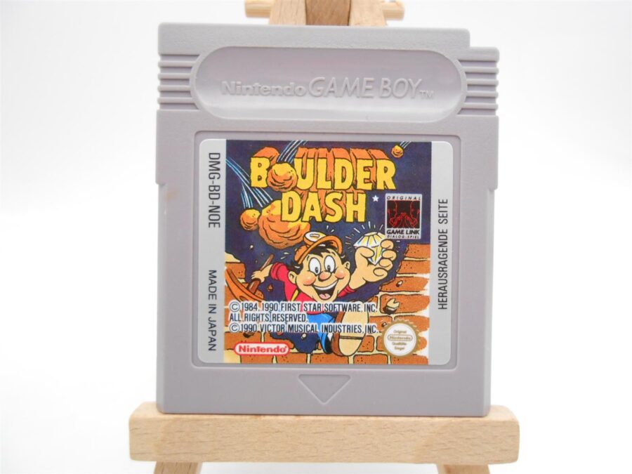 Nintendo GameBoy Spiel Boulder Dash Modul + Anleitung