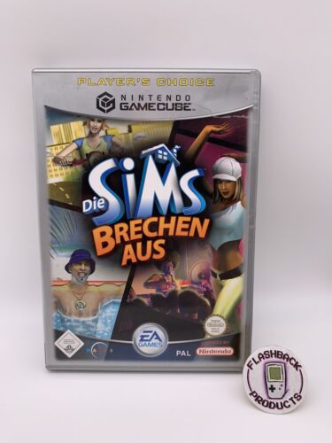 Nintendo Gamecube Spiel: Die Sims Brechen Aus / PAL Zustand: Gut