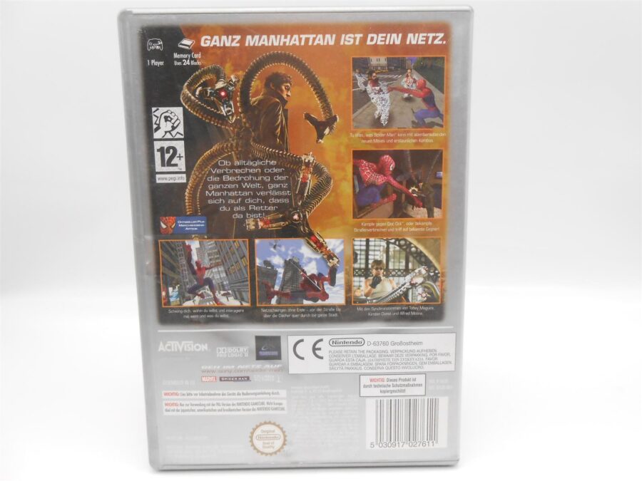 Nintendo Gamecube Spiel Spider-Man 2 Pal Zustand: Gut
