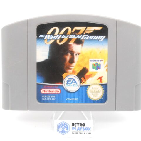 Nintendo N64 Spiel 007 Die Welt ist nicht genug James Bond Guter Zustand