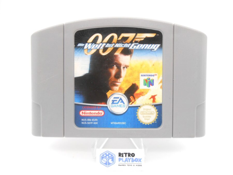 Nintendo N64 Spiel 007 Die Welt ist nicht genug James Bond Guter Zustand