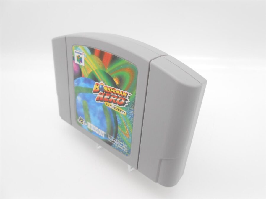 Nintendo N64 Spiel BOMBERMAN HERO Japan JP Version Zustand Gut
