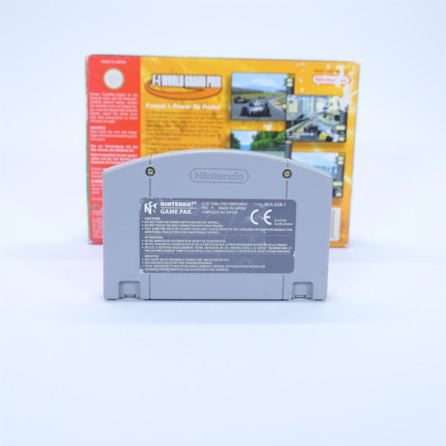 Nintendo N64 Spiel F1 WORLD GRAN PRIX1998 OVP Zustand Gut