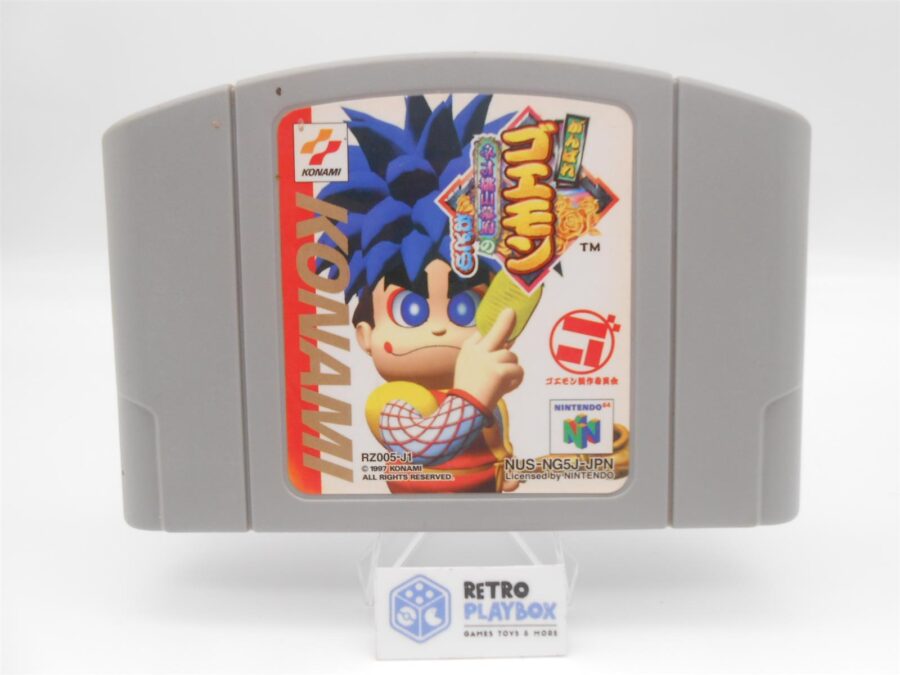 Nintendo N64 Spiel GNABARE GOEMON Japan JP Version Zustand Gut