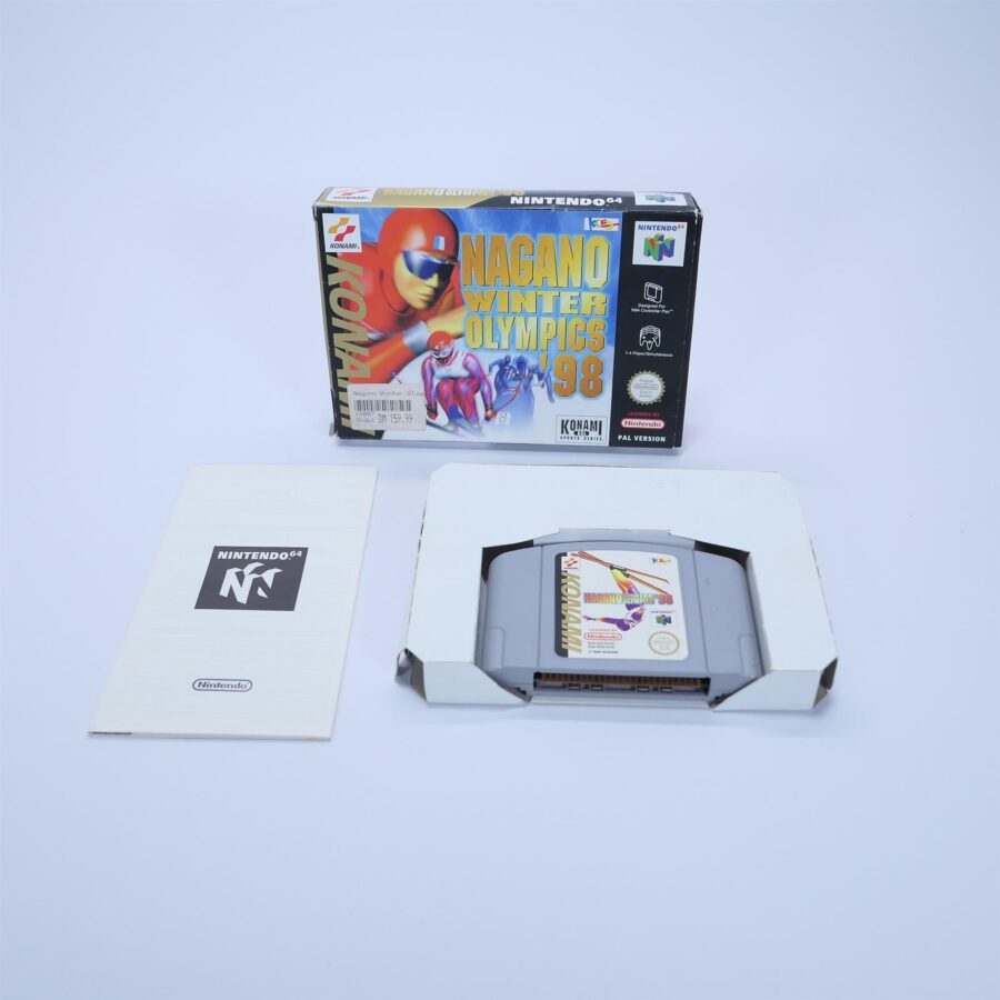 Nintendo N64 Spiel NAGANO WINTER OLYMPICS 98 OVP Zustand Gut