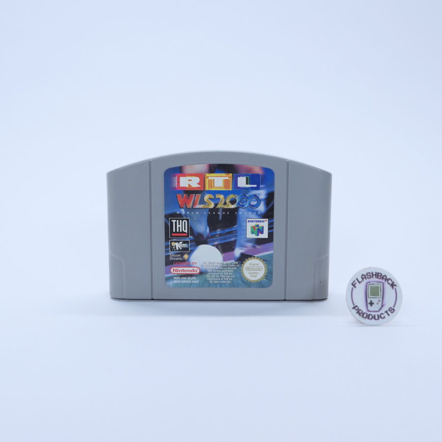 Nintendo N64 Spiel - RTL WLS 2000 WORLD LEAGUE SOCCER -Modul Zustand: Gut