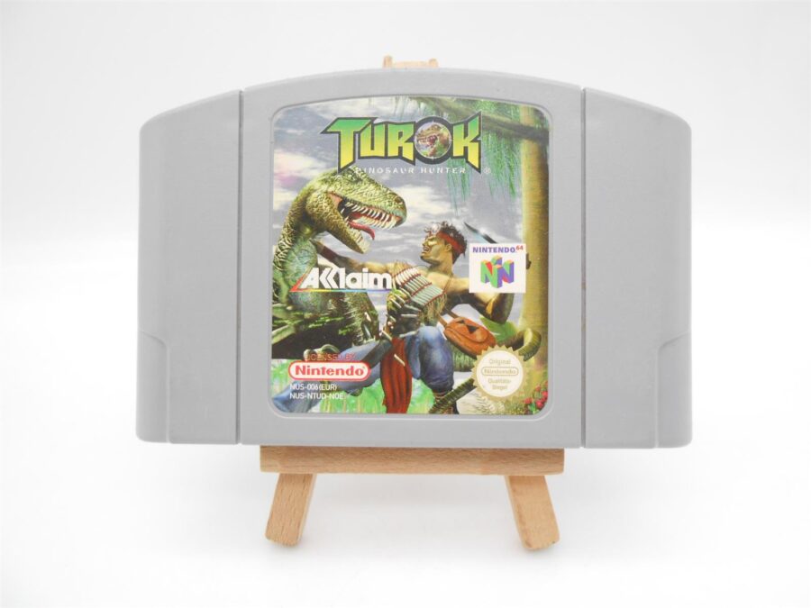 Nintendo N64 TUROK Dinosaur Hunter Retro 90er Vintage