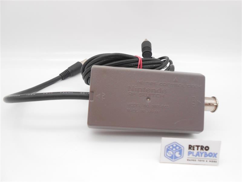 Nintendo NES TV Kabel Fernseh Anschluss RF Switch ORIGINAL Nintendo Retro