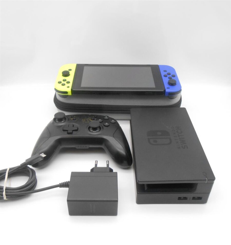 Nintendo SWITCH Konsole Spielekonsole mit Case, Controller Dockingstation
