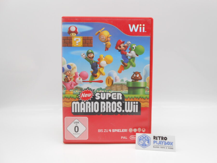 Nintendo Wii New Super Mario Bros.Wii Pal ohne Anleitung Zustand: Gut