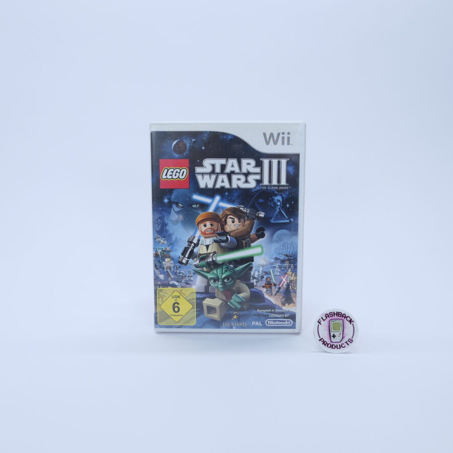 Nintendo Wii Spiel LEGO STAR WARS III THE CLONE WARS Zustand Gut