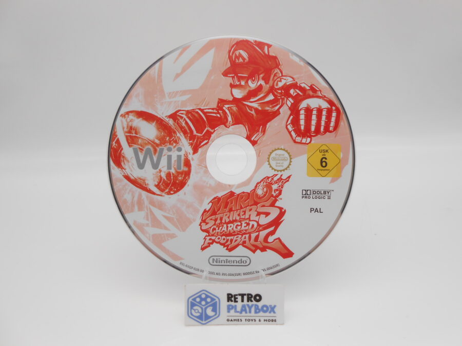 Nintendo Wii Spiel Mario Strikers Charged Football Pal nur CD