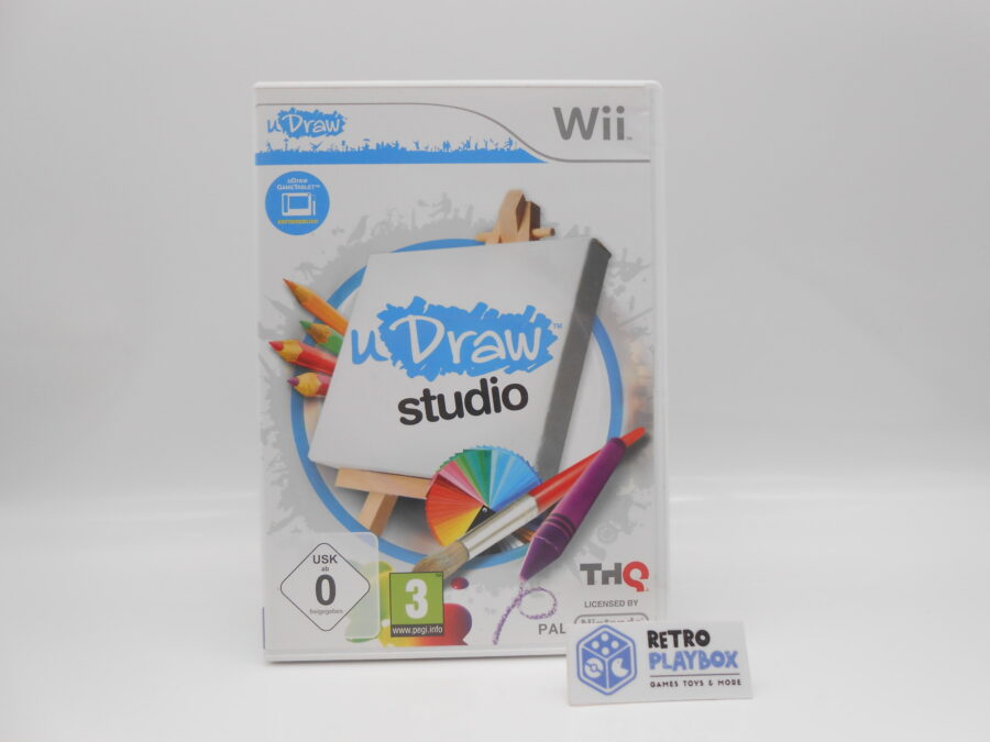 Nintendo Wii Spiel u Draw Studio PAL Zustand Gut