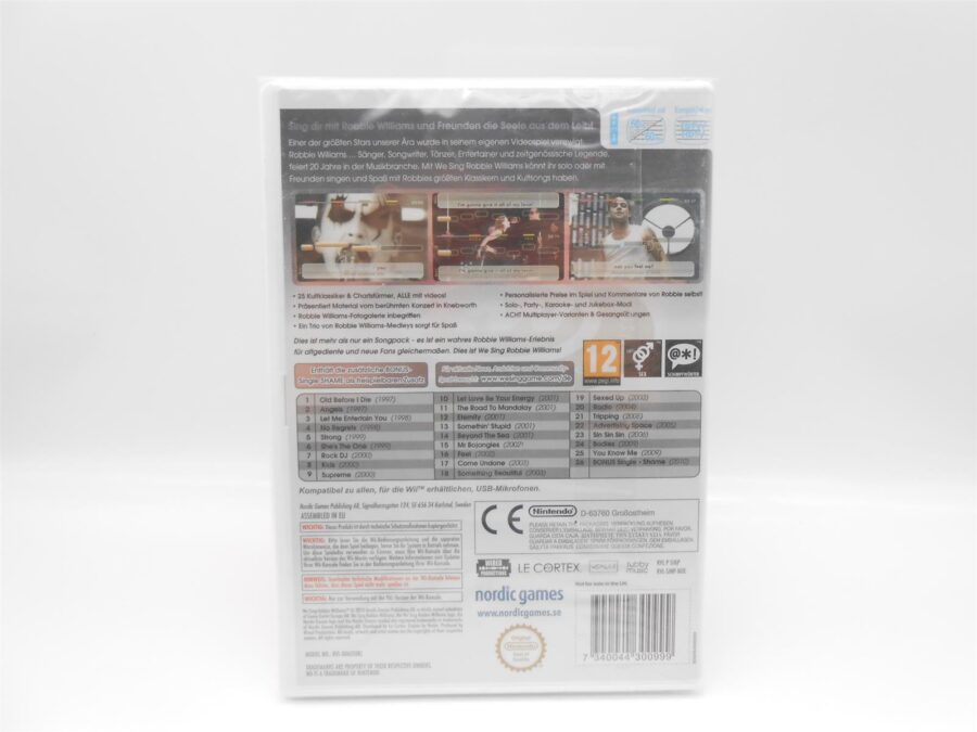 Nintendo Wii Spiel We Sing Robbie Williams Neu Sealed