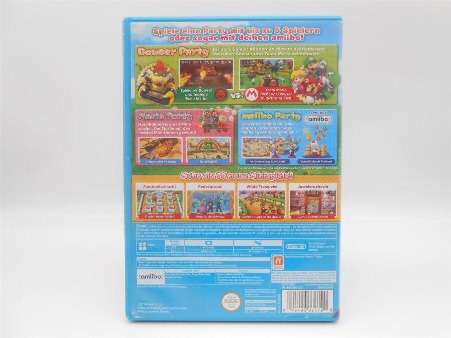 Nintendo Wii U MARIO PARTY 10 Pal 2015 Zustand: Akzeptabel