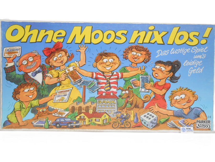 OHNE MOOS NIX LOS ! - Brettspiel / Familienspiel Retro 1992 vollständig