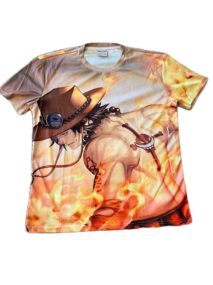 ONE PIECE Anime T-Shirt Fanshirt Größe 4XL Bian Yi Long Guter Zustand