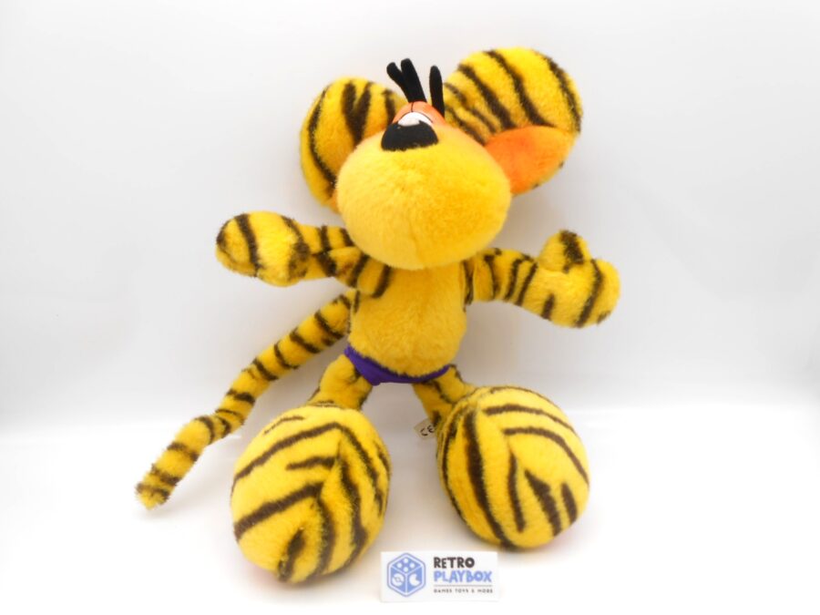 Original Diddl Maus Plüschtier Gelb Schwarz Tiger Rarität Retro Kindheit