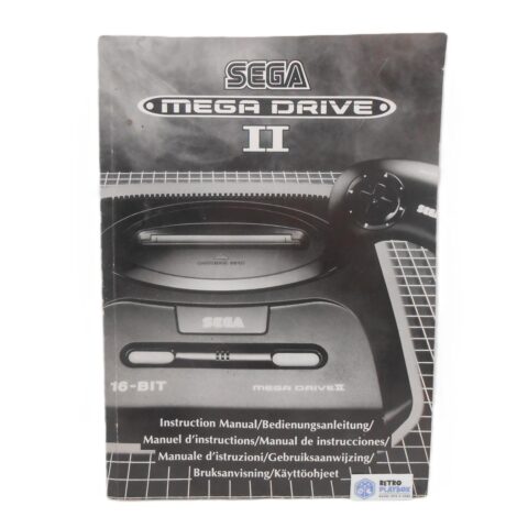 Original Sega Mega Drive II 2 Bedienungsanleitung 1993 Instruction Manual