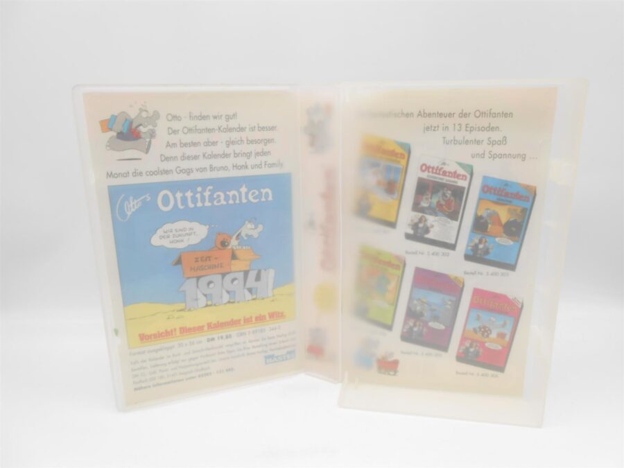 Ottifanten VHS Kassette MUSTER / PRESSEKOPIE Rarität Greif den Zaster!